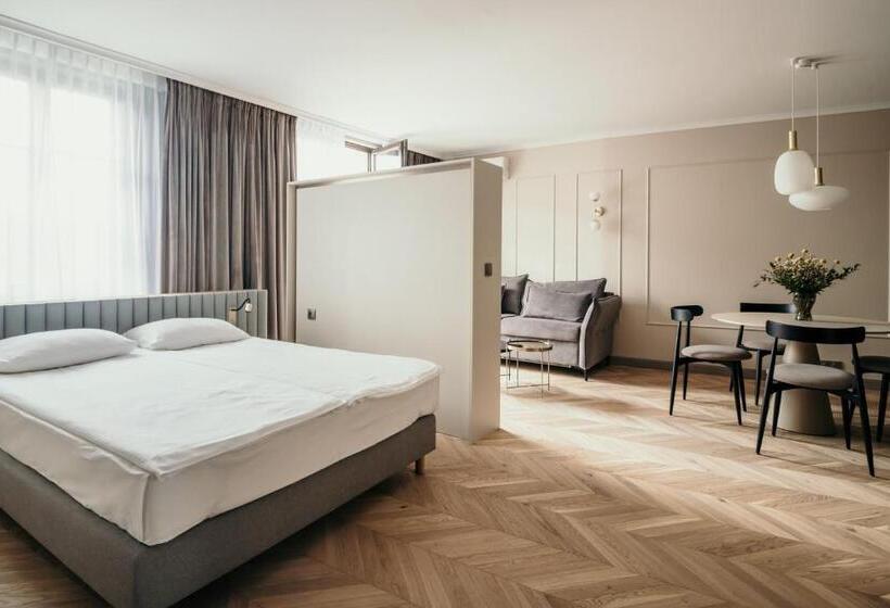 آپارتمان 1 خوابه با تراس, Apartamenty Małe Garbary
