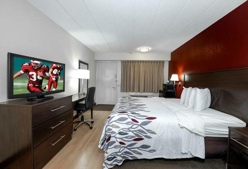 اتاق سوپریور با تخت بزرگ, Red Roof Inn Bloomington  Normal/ University