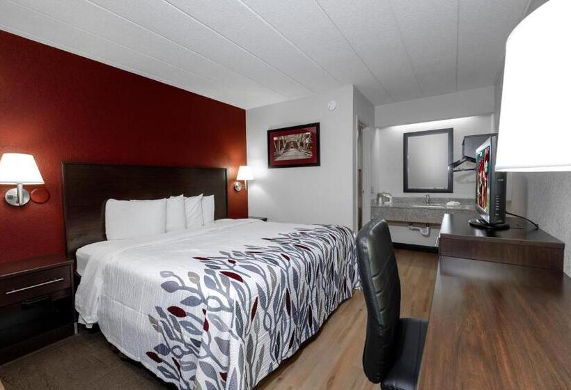 اتاق سوپریور با تخت بزرگ, Red Roof Inn Bloomington  Normal/ University