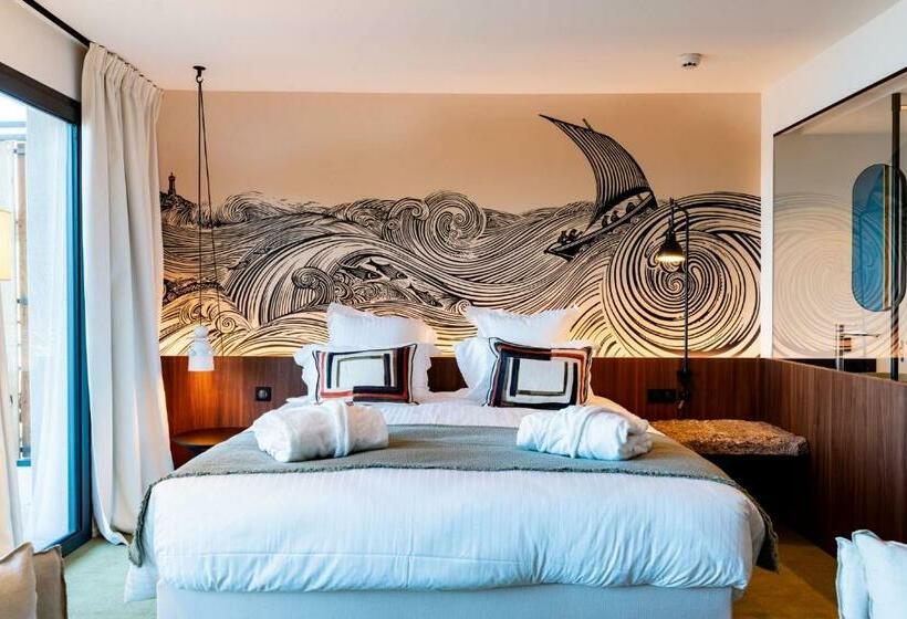 اتاق استاندارد با چشم‌انداز دریا, Hôtel Roz Marine Thalasso Resort