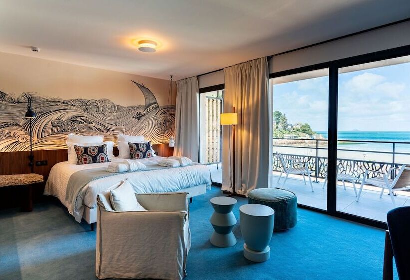 سوییت جونیور با چشم‌انداز دریا, Hôtel Roz Marine Thalasso Resort