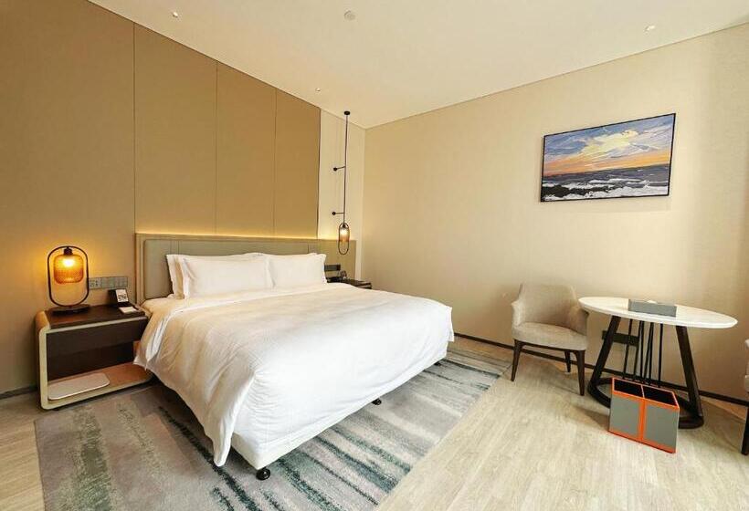 اتاق استاندارد با تخت بزرگ برای معلولان, Wyndham Handan Congtai