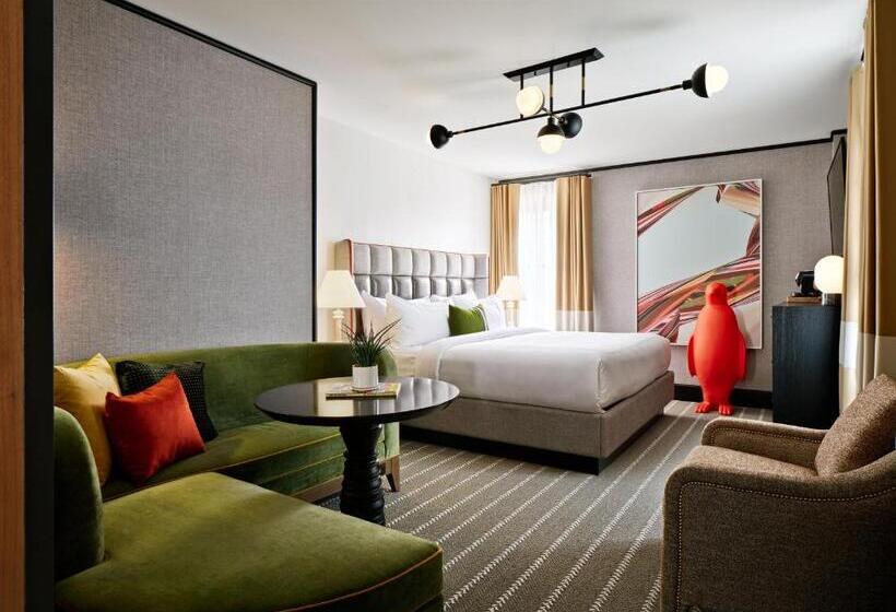 اتاق استاندارد با تخت بزرگ, 21c Museum Hotel St Louis