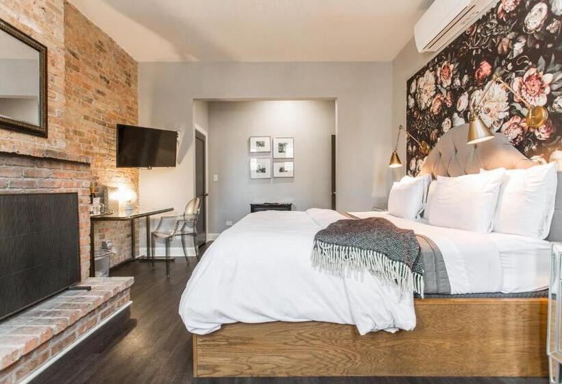 اتاق استاندارد با تخت بزرگ, Wicker Park Inn