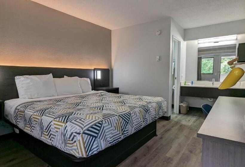 اتاق استاندارد با تخت بزرگ برای معلولان, Motel 6 Nashua, Nh  South