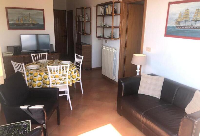 آپارتمان 2 خوابه با چشم‌انداز دریا, Residence Terra Rossa Taormina