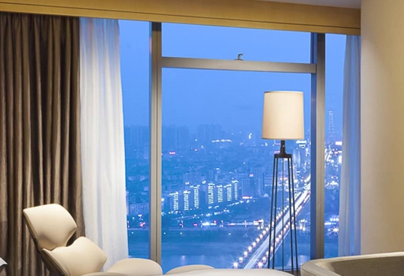 اتاق استاندارد با تخت دوبل, Hilton Zhuzhou