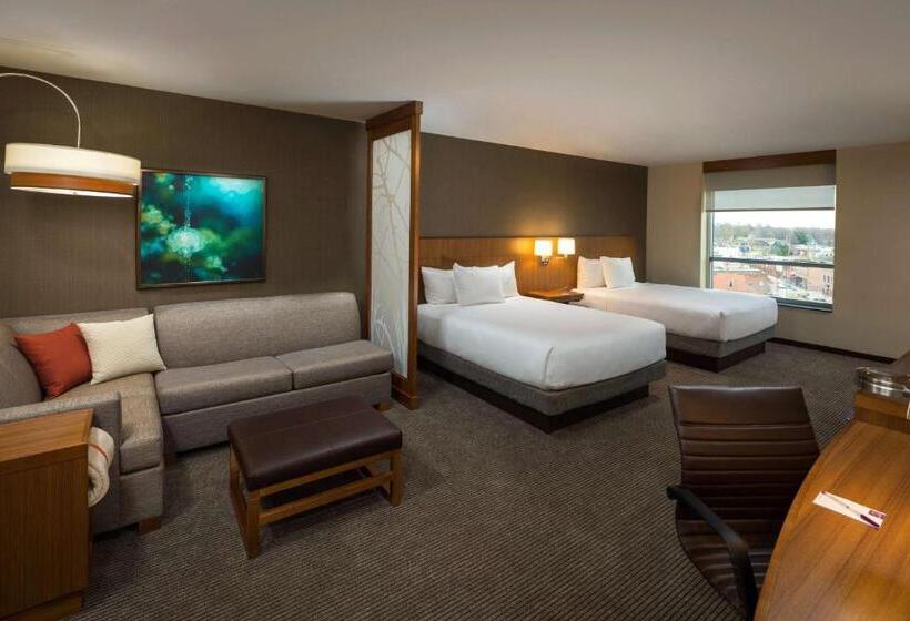 اتاق استاندارد با 2 تخت دوبل, Hyatt Place Bloomington / Normal