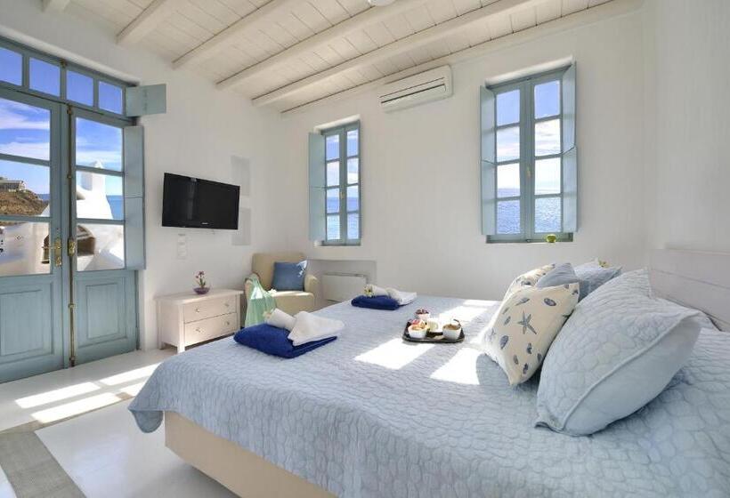 اتاق لوکس با چشم‌انداز دریا, Mykonos Pantheon