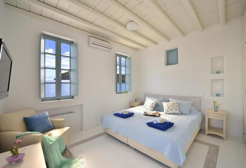 اتاق لوکس با چشم‌انداز دریا, Mykonos Pantheon