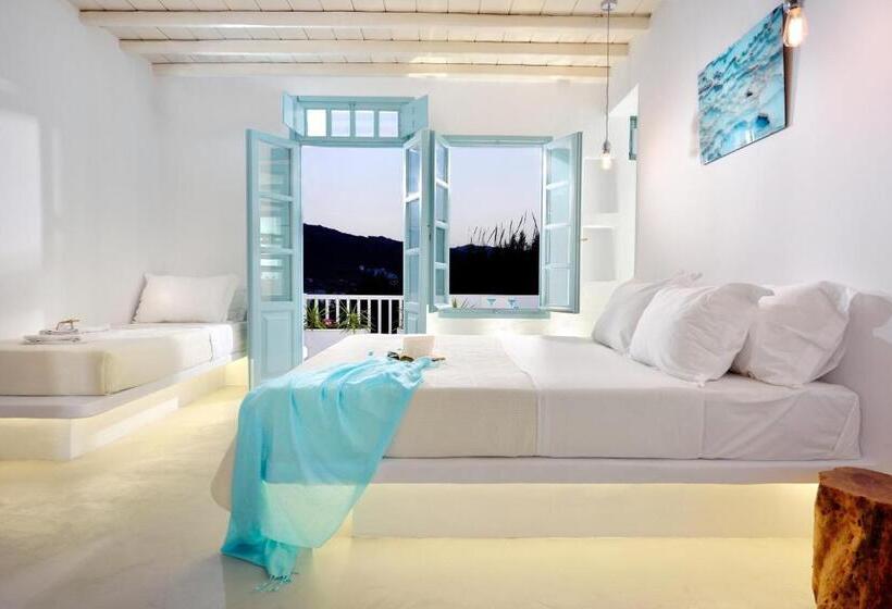 اتاق لوکس با چشم‌انداز دریا, Mykonos Pantheon
