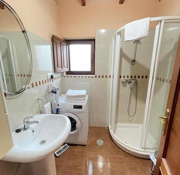 带1个卧室带花园景观的公寓, Posada La Cabana De Salmon