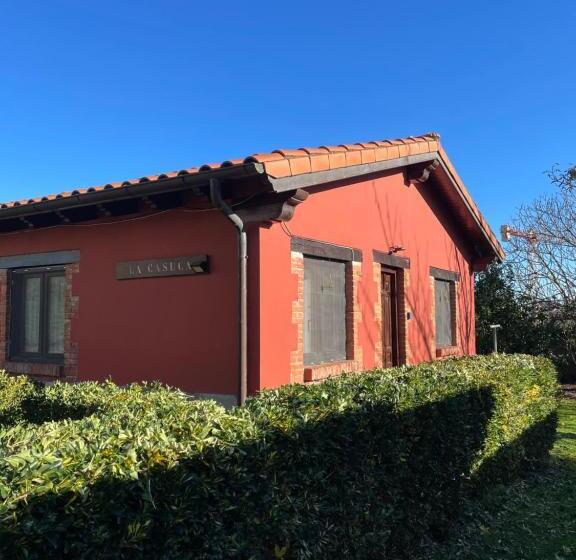 带1个卧室带花园景观的公寓, Posada La Cabana De Salmon