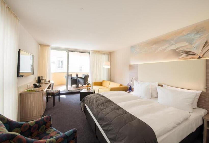 اتاق لوکس با بالکن, Book Hotel Leipzig