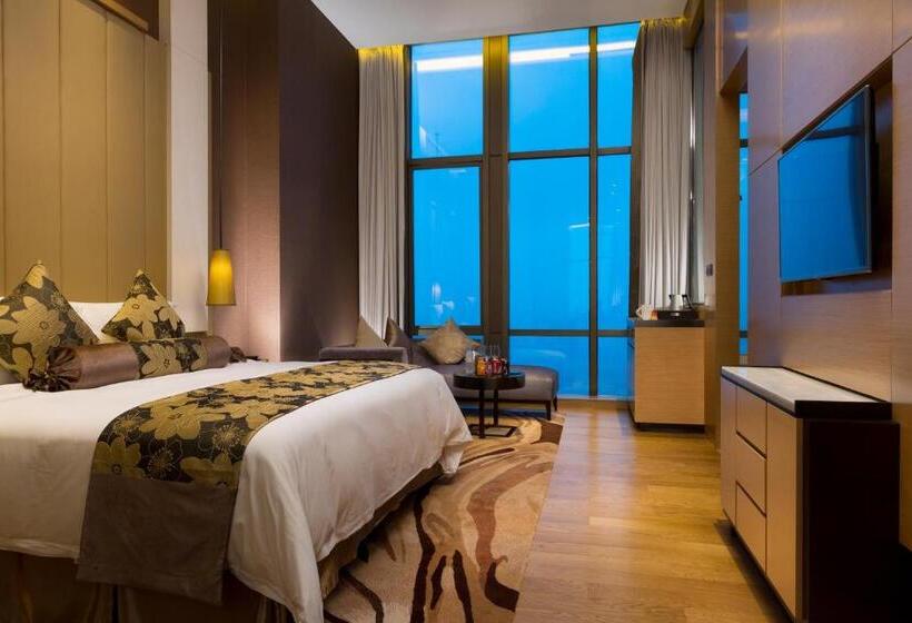 غرفة عائلية, Shenzhen Futian Wyndham Grand