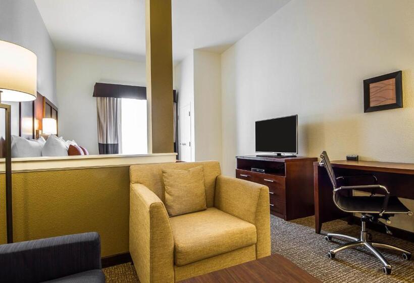 Suite Kingsize Bett, Comfort Suites Woodland  Sacramento Airport