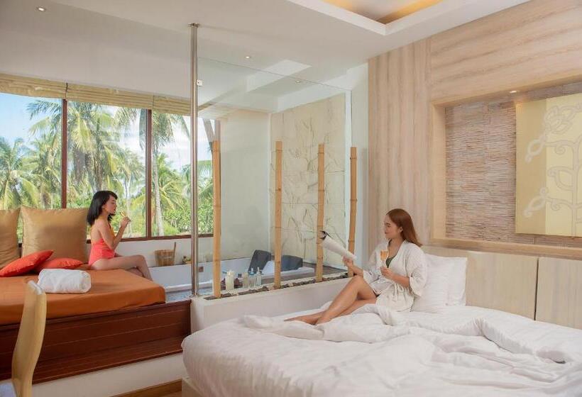 سوئیت جونیور با ماساژ آبی, Dhevan Dara Beach Villa Kuiburi