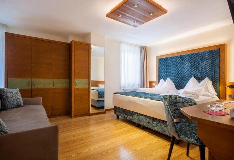 اتاق سوپریور با چشم‌انداز کوهستان, Adler Hotel Wellness & Spa   Andalo