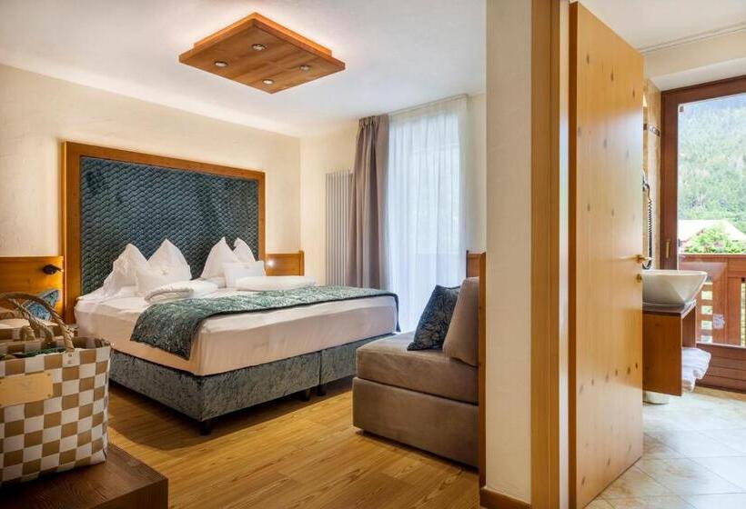 اتاق سوپریور با چشم‌انداز کوهستان, Adler Hotel Wellness & Spa   Andalo
