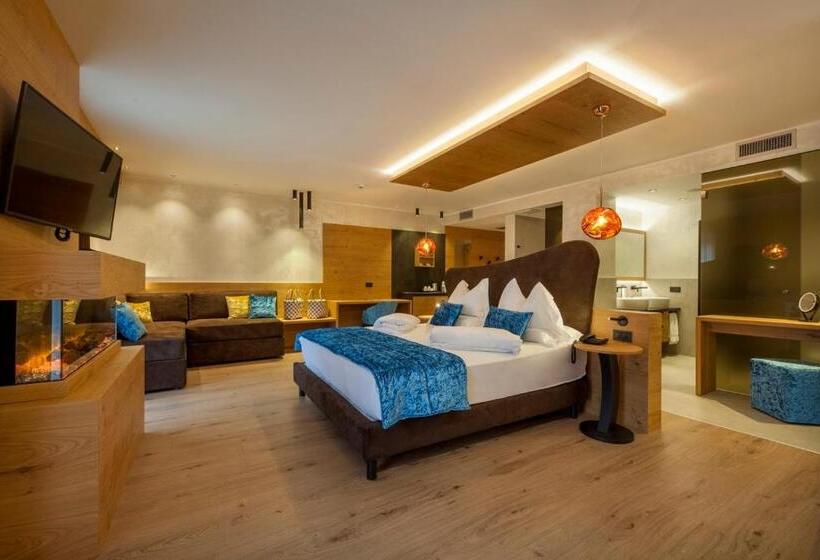 اتاق استاندارد با تخت بزرگ, Adler Hotel Wellness & Spa   Andalo