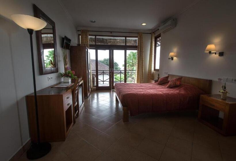 اتاق سوپریور با چشم‌انداز جانبی دریا, Ecosfera Hotel, Yoga & Spa