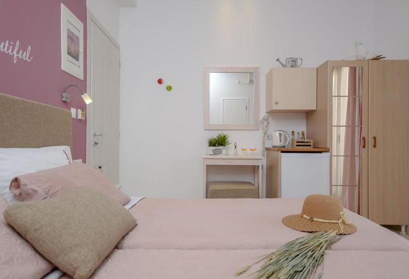 اتاق لوکس با چشم‌انداز دریا, Panormos Hotel And Studios