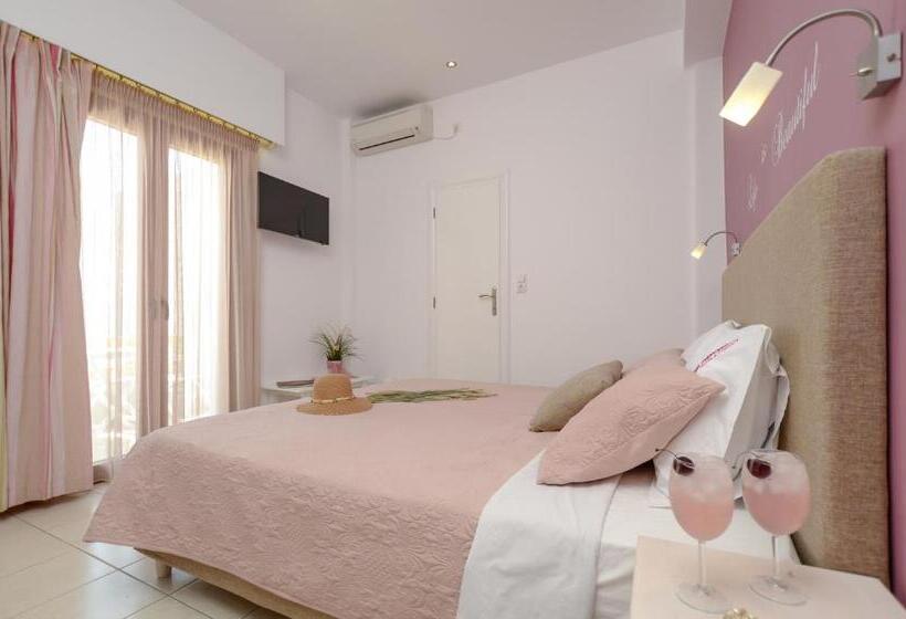 اتاق لوکس با چشم‌انداز دریا, Panormos Hotel And Studios