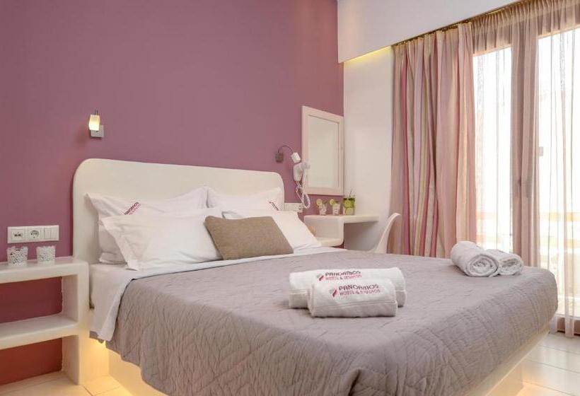 اتاق استاندارد با چشم‌انداز دریا, Panormos Hotel And Studios