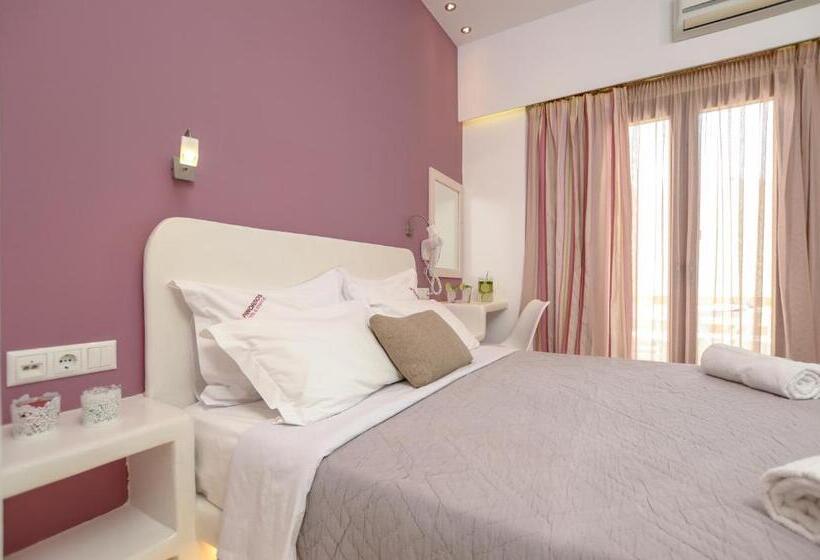 اتاق استاندارد با چشم‌انداز دریا, Panormos Hotel And Studios
