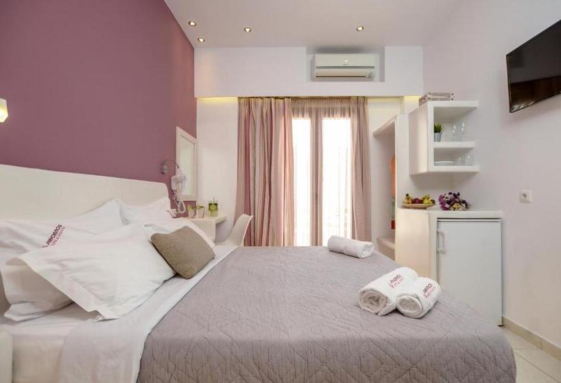 اتاق استاندارد با چشم‌انداز دریا, Panormos Hotel And Studios