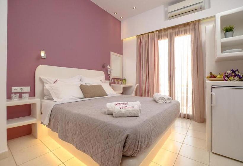 اتاق استاندارد با چشم‌انداز دریا, Panormos Hotel And Studios