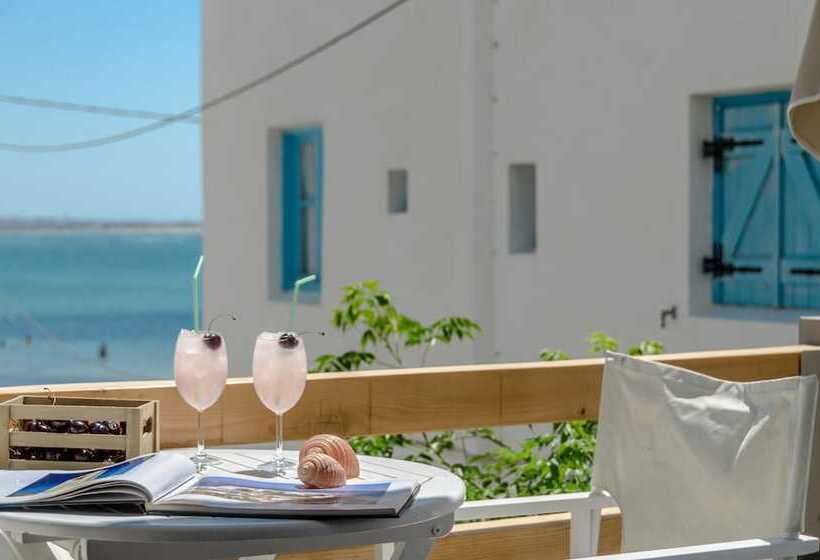 اتاق لوکس با چشم‌انداز دریا, Panormos Hotel And Studios