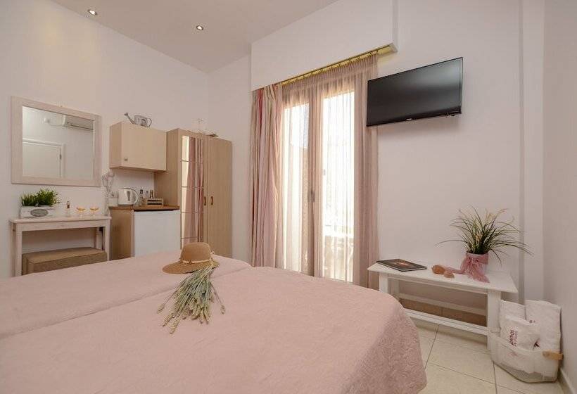 اتاق لوکس با چشم‌انداز دریا, Panormos Hotel And Studios