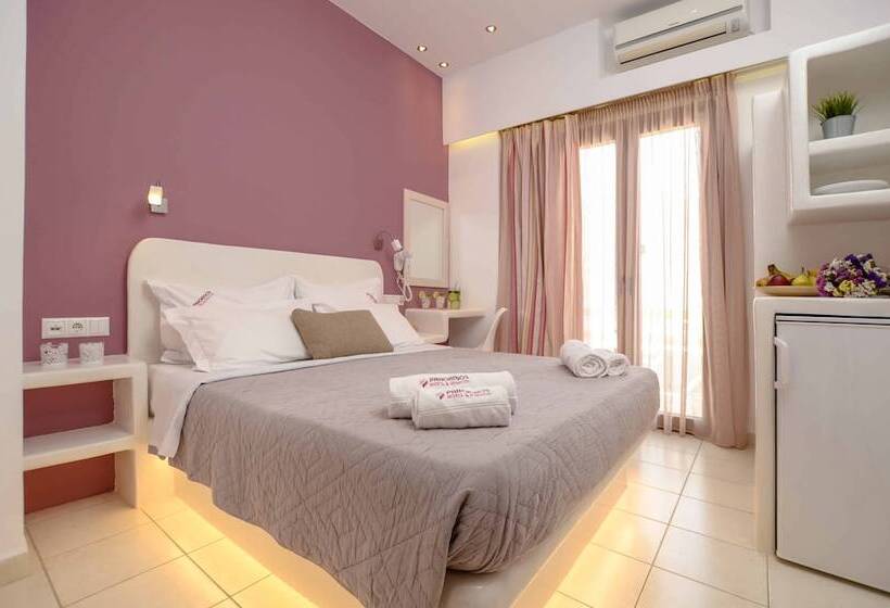 اتاق استاندارد با چشم‌انداز دریا, Panormos Hotel And Studios