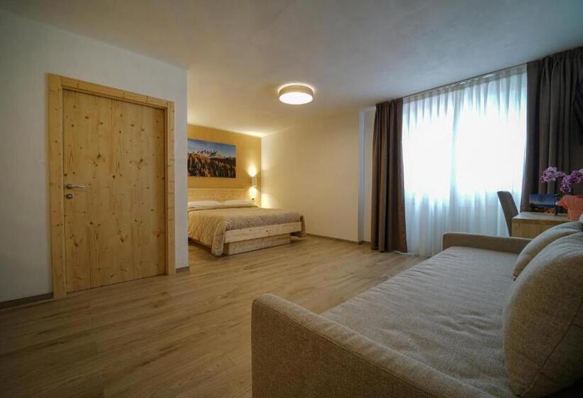 اتاق استاندارد چهار تخته, Gh Hotel Monzoni