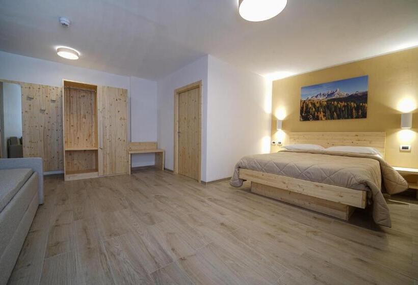 اتاق استاندارد چهار تخته, Gh Hotel Monzoni