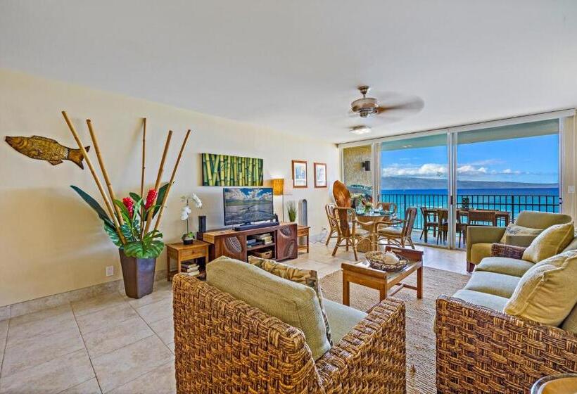 آپارتمان 1 خوابه با چشم‌انداز دریا, Hololani B703   Full Ocean View