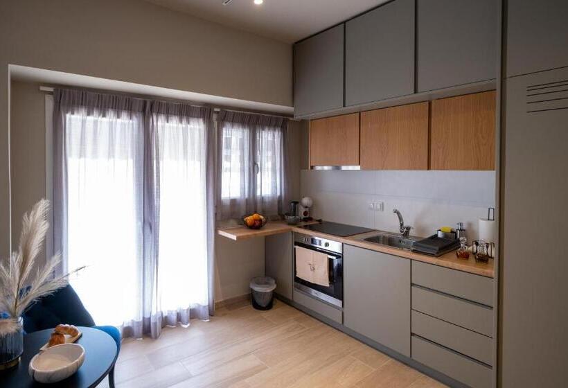 آپارتمان 1 خوابه با تراس, My Greek Vacations City Apartments