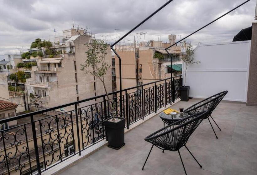 آپارتمان 1 خوابه با تراس, My Greek Vacations City Apartments