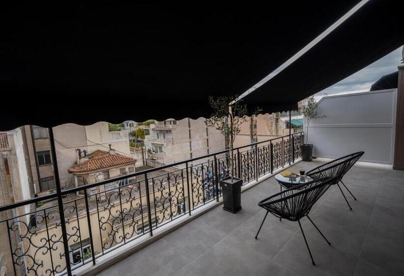 آپارتمان 1 خوابه با تراس, My Greek Vacations City Apartments