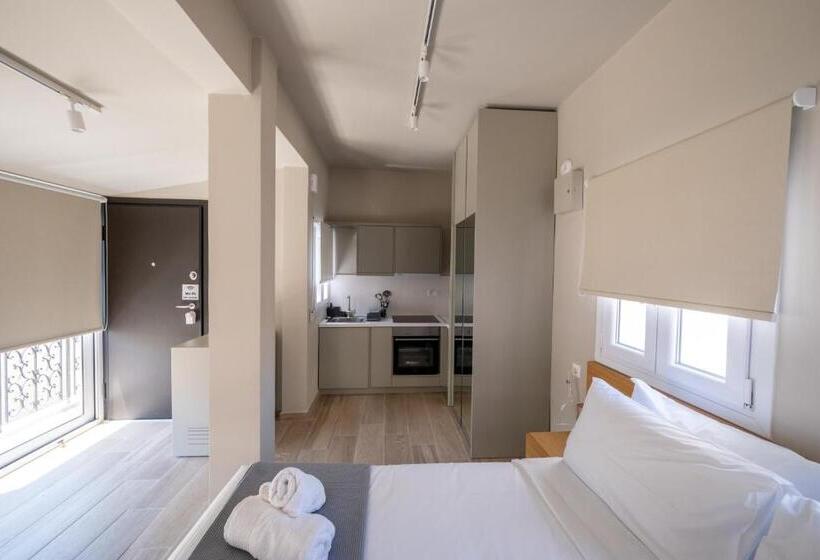 آپارتمان 1 خوابه با تراس, My Greek Vacations City Apartments