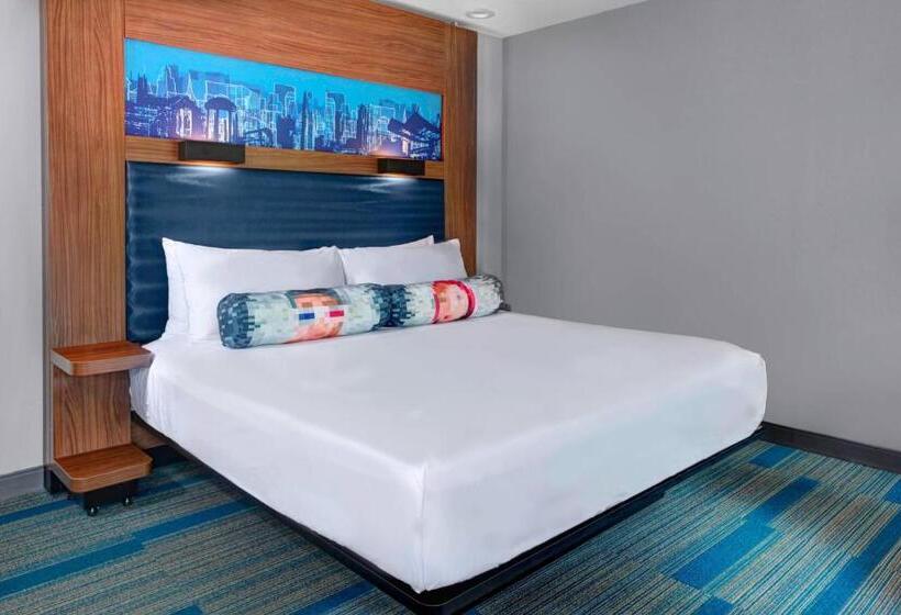 带大床的标准间, Aloft Raleighdurham Airport Brier Creek
