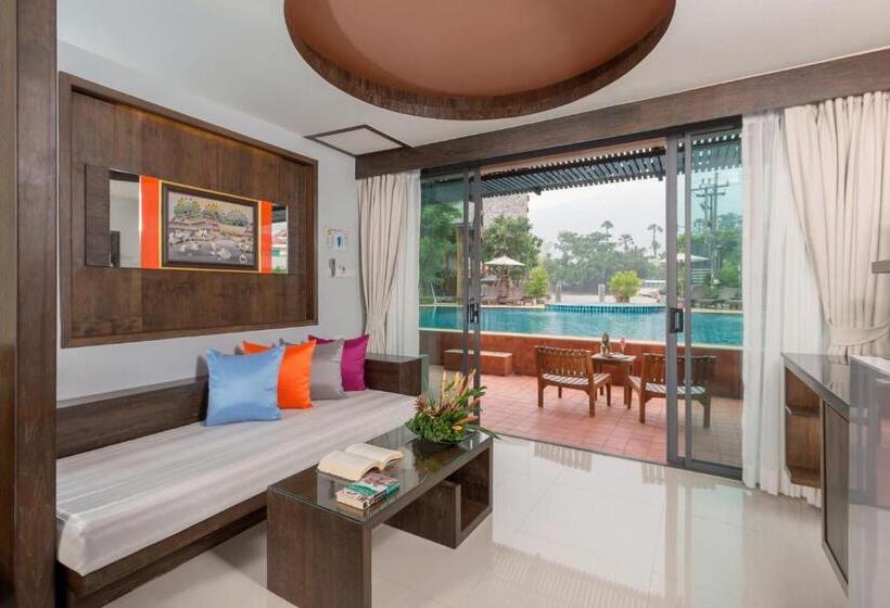 اتاق لوکس با چشم‌انداز استخر, Naina Resort & Spa   Sha Extra Plus