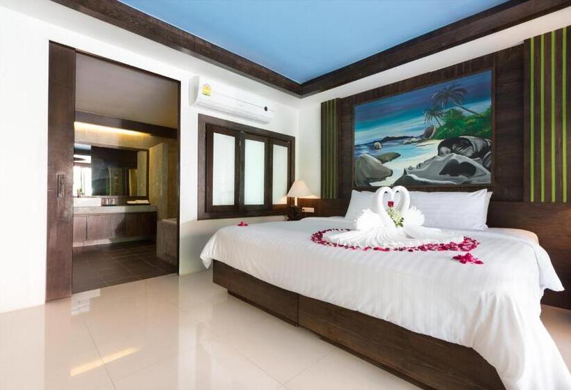 اتاق لوکس با چشم‌انداز استخر, Naina Resort & Spa   Sha Extra Plus