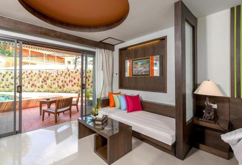اتاق لوکس با چشم‌انداز استخر, Naina Resort & Spa   Sha Extra Plus