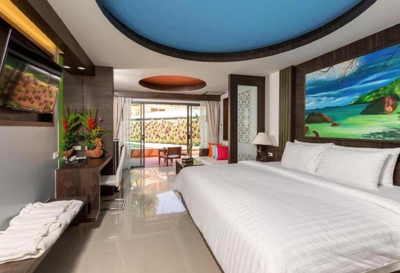 اتاق لوکس با چشم‌انداز استخر, Naina Resort & Spa   Sha Extra Plus