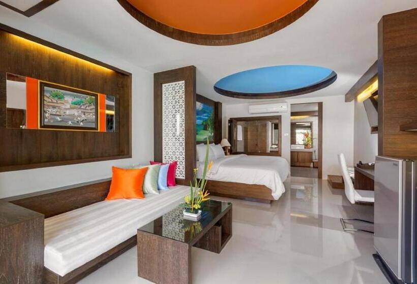 اتاق لوکس با چشم‌انداز استخر, Naina Resort & Spa   Sha Extra Plus