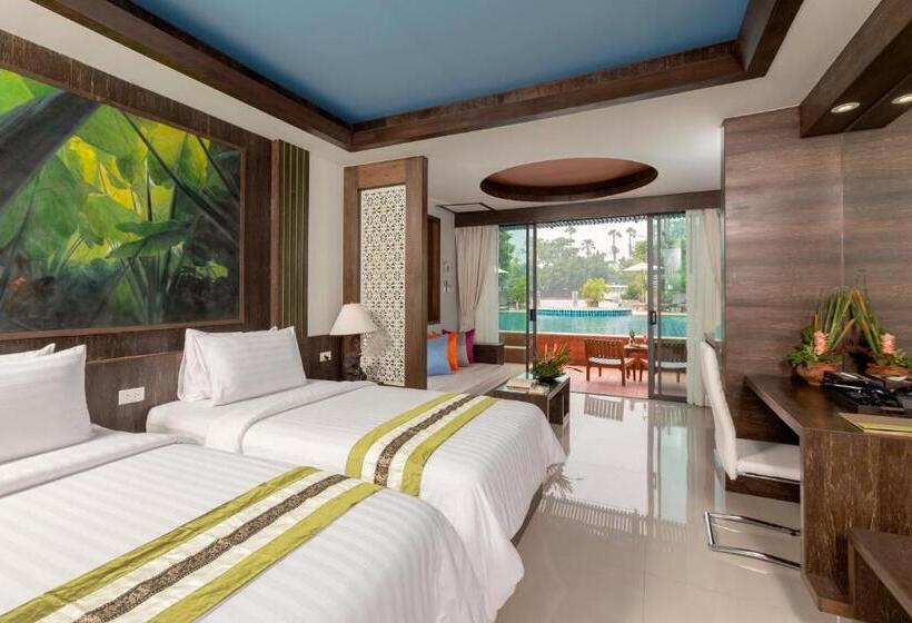 اتاق لوکس با چشم‌انداز استخر, Naina Resort & Spa   Sha Extra Plus