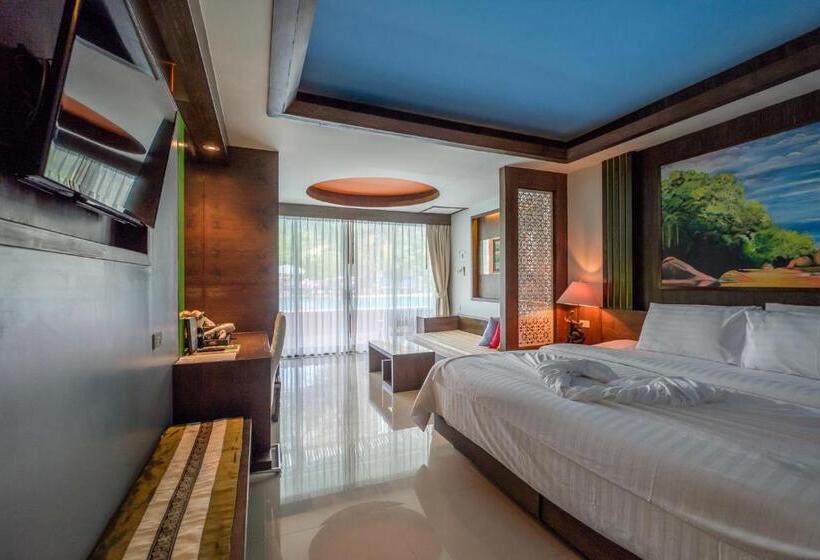 اتاق لوکس با چشم‌انداز استخر, Naina Resort & Spa   Sha Extra Plus