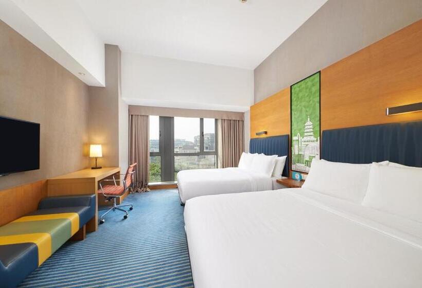 اتاق استاندارد با 2 تخت دوبل, Aloft Dongguan Songshan Lake